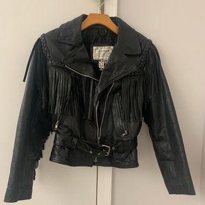 Genuine Black Leather Jacket